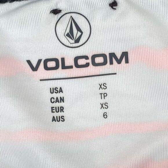 NWT VOLCOM FREE CURRENT SKIMPY STORMY BLUE BIKINI BOTTOM Size X-Small - Picture 5 of 10